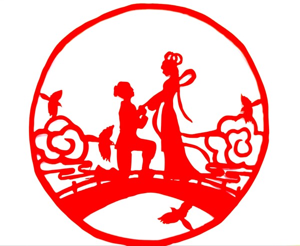 雄安3133cc拉斯维加斯智汇城项目七夕剪纸活动--《鹊桥仙情定》（作者：四公司 韦秋练） .jpg